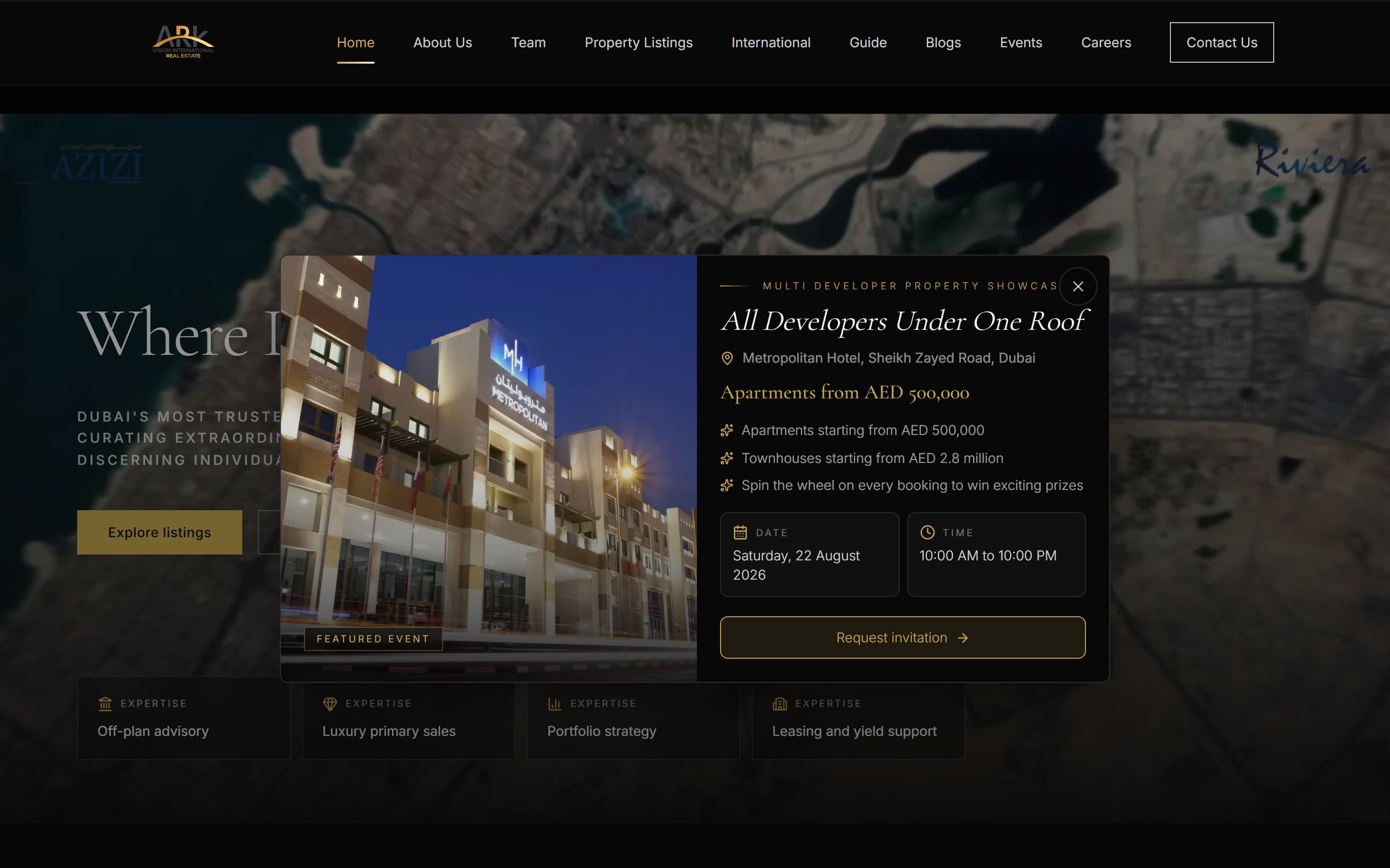 ARK Vision — homepage