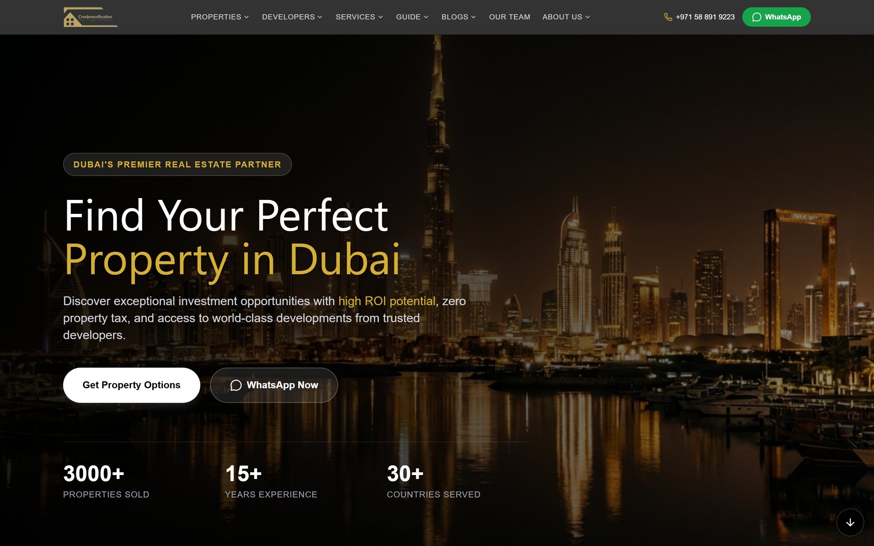 Credence Realtor — homepage