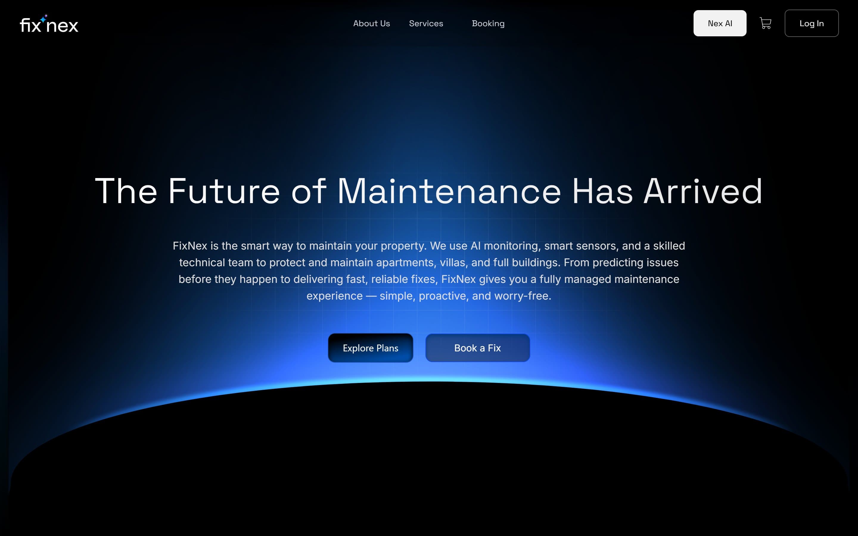 FixNex — homepage